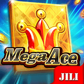 Mega Ace slot icon with golden cards